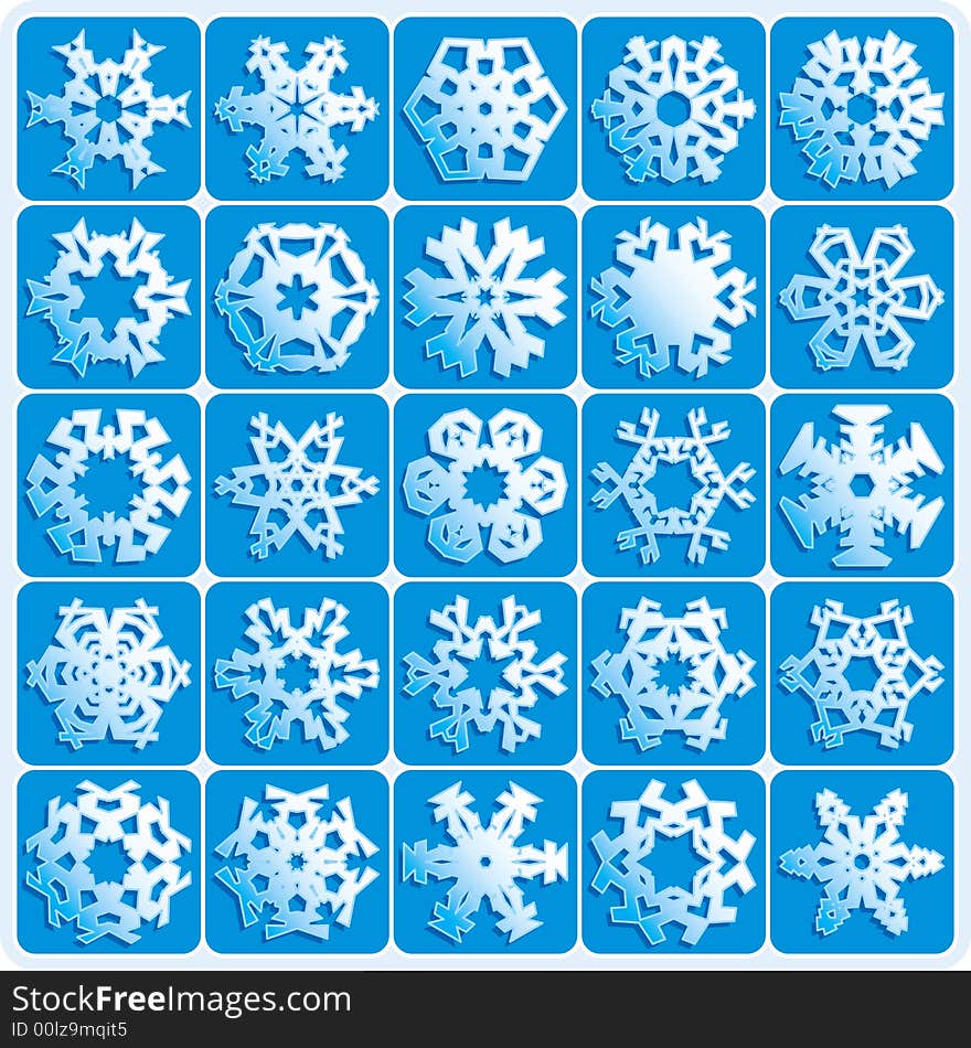 Super natural snowflakes