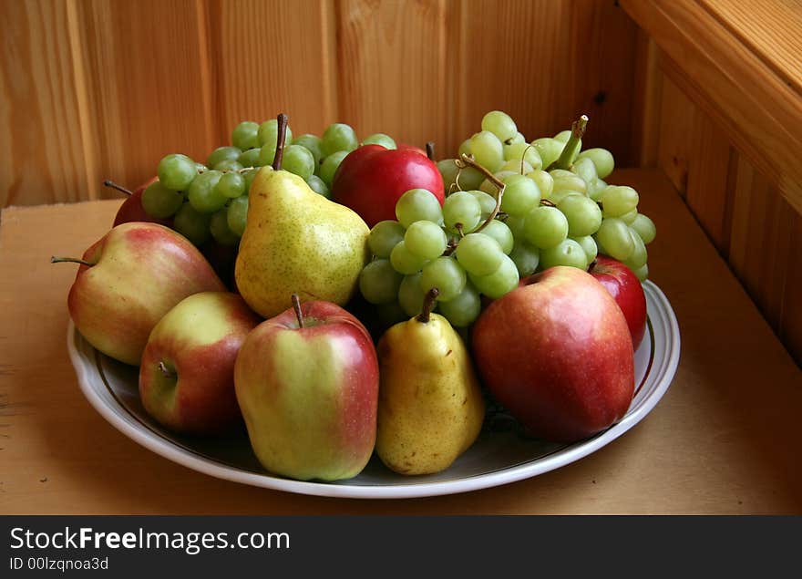 Fruit on a dish