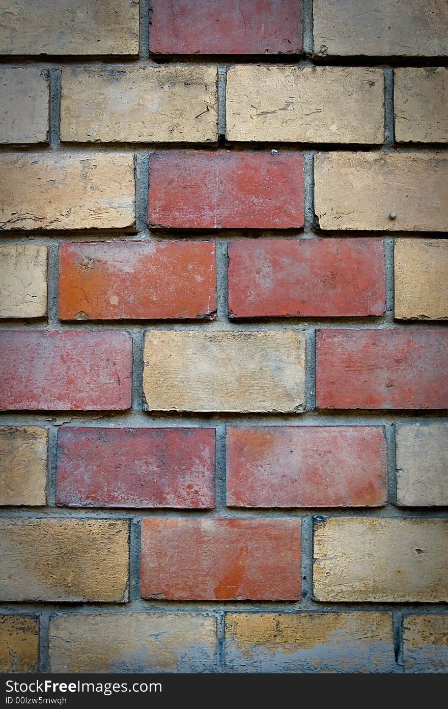 Classic building with brick wall facade - texture