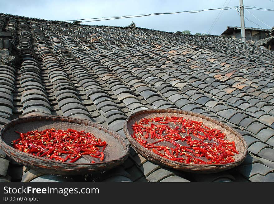 Red capsicums