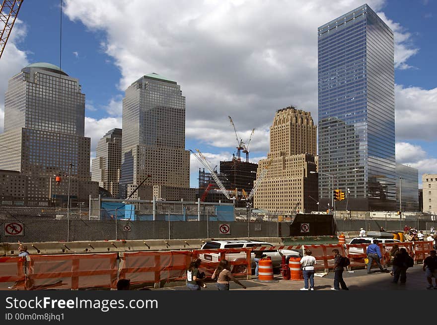 Site of the former World Trade Center as it looks today. Site of the former World Trade Center as it looks today