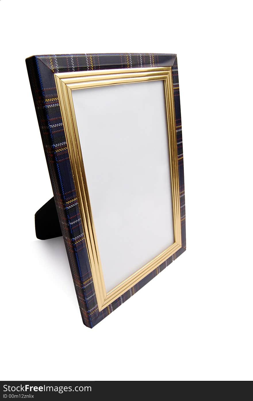 Modern photo frame isolated