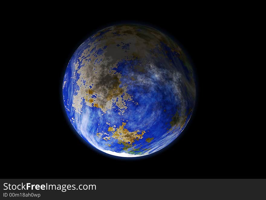 Planet Viewed From Space