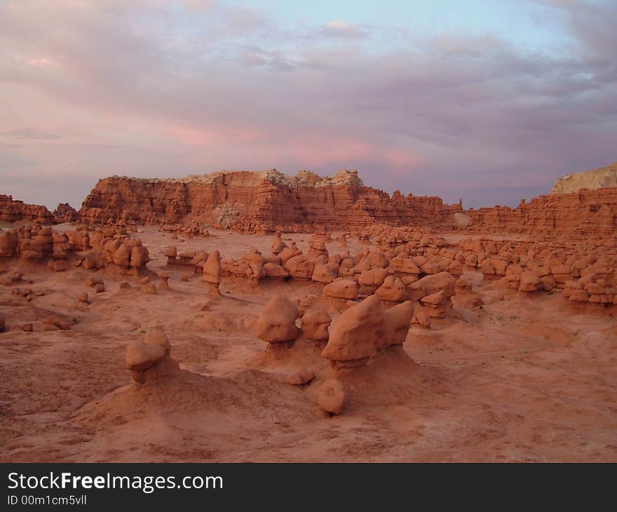 Goblin Valley - The Sunset