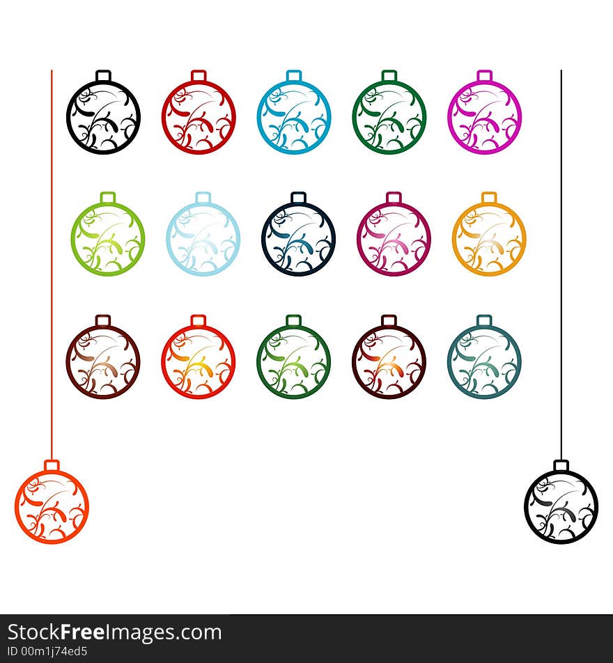 Christmas Ball Winter Vector