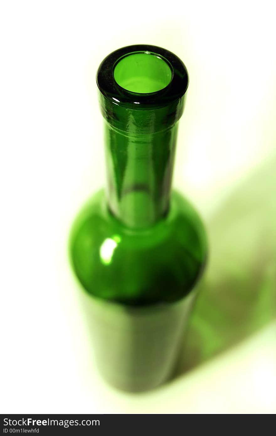 This is a glass bottle.