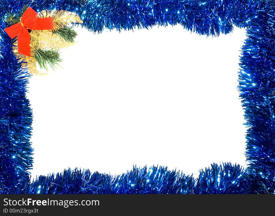 Christmas decoration on white backround