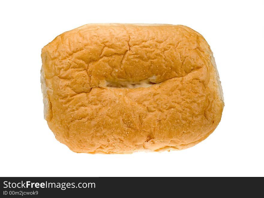 Turkish bread isolated on a white background