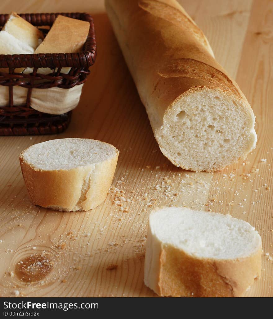 Fresh bakery on the wood table. Fresh bakery on the wood table.