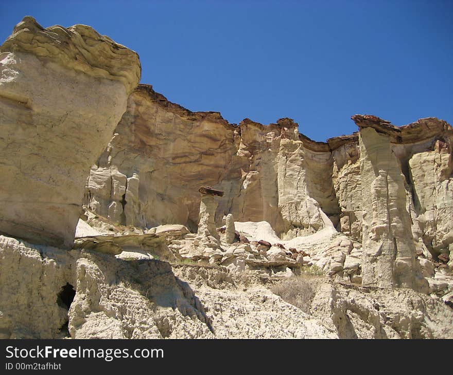 Wahweap Hoodoos are unusually shaped rock spires in Grand Staircase-Escalante National Monument.