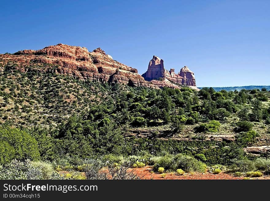 A with the unique rock formations vegitation and beautifull colors picture of the beauty that is Sedona Arizona. A with the unique rock formations vegitation and beautifull colors picture of the beauty that is Sedona Arizona