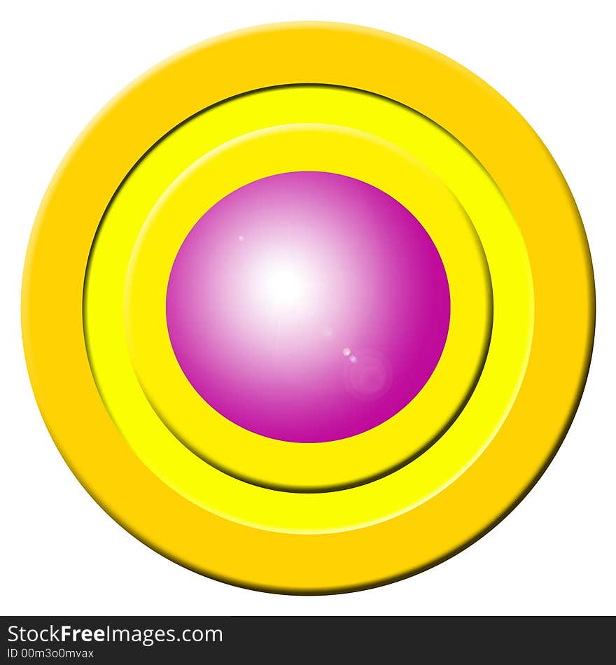 Pink buzzer button