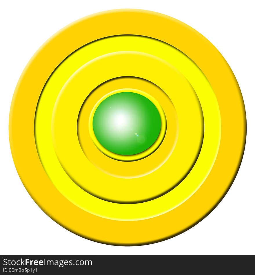 Green buzzer button