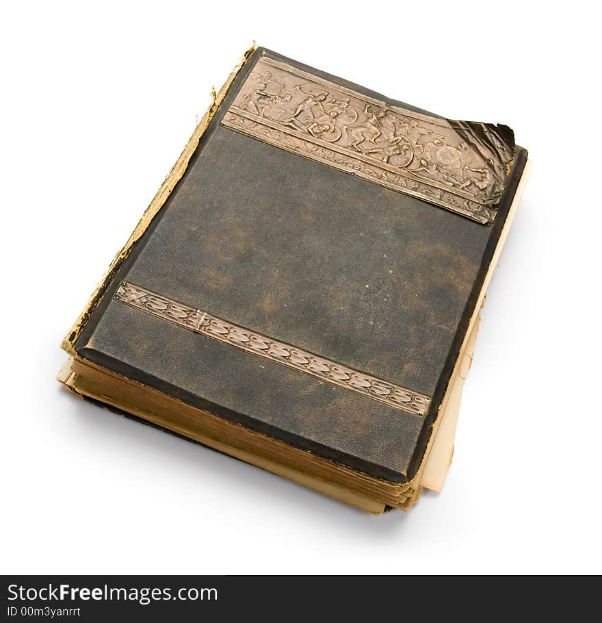 The old book with an engraving