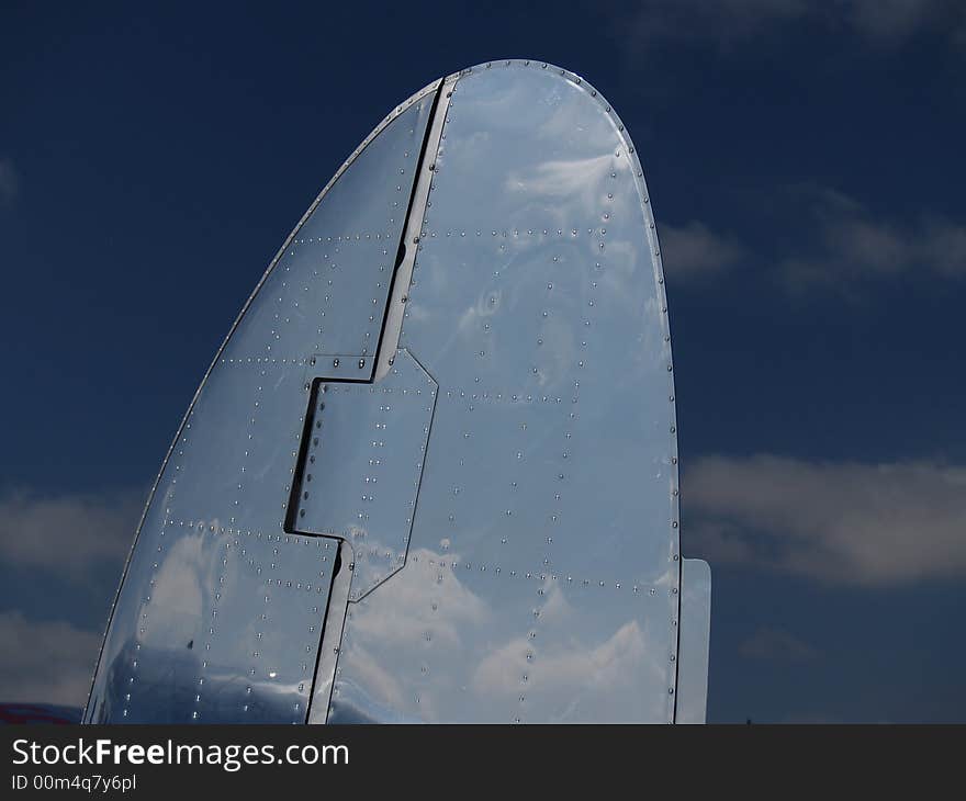 Airplane tail at miramar show