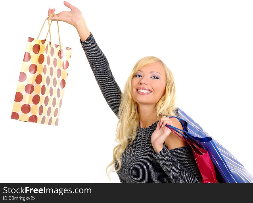 Shopping sexy woman