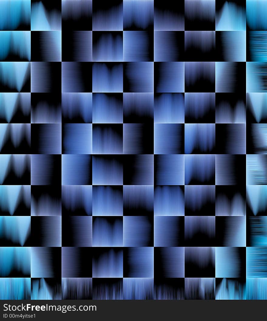 Abstract Blue background with texture.  Light and tile effect.