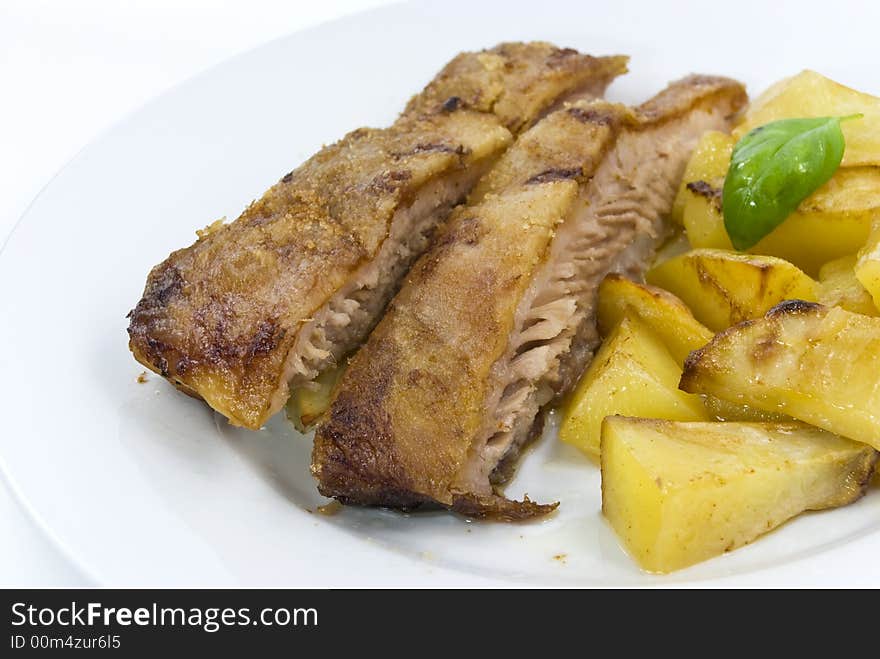 Gourmet roast pork slices