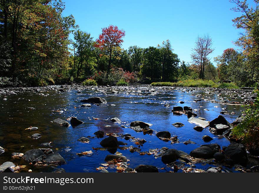 Blue river