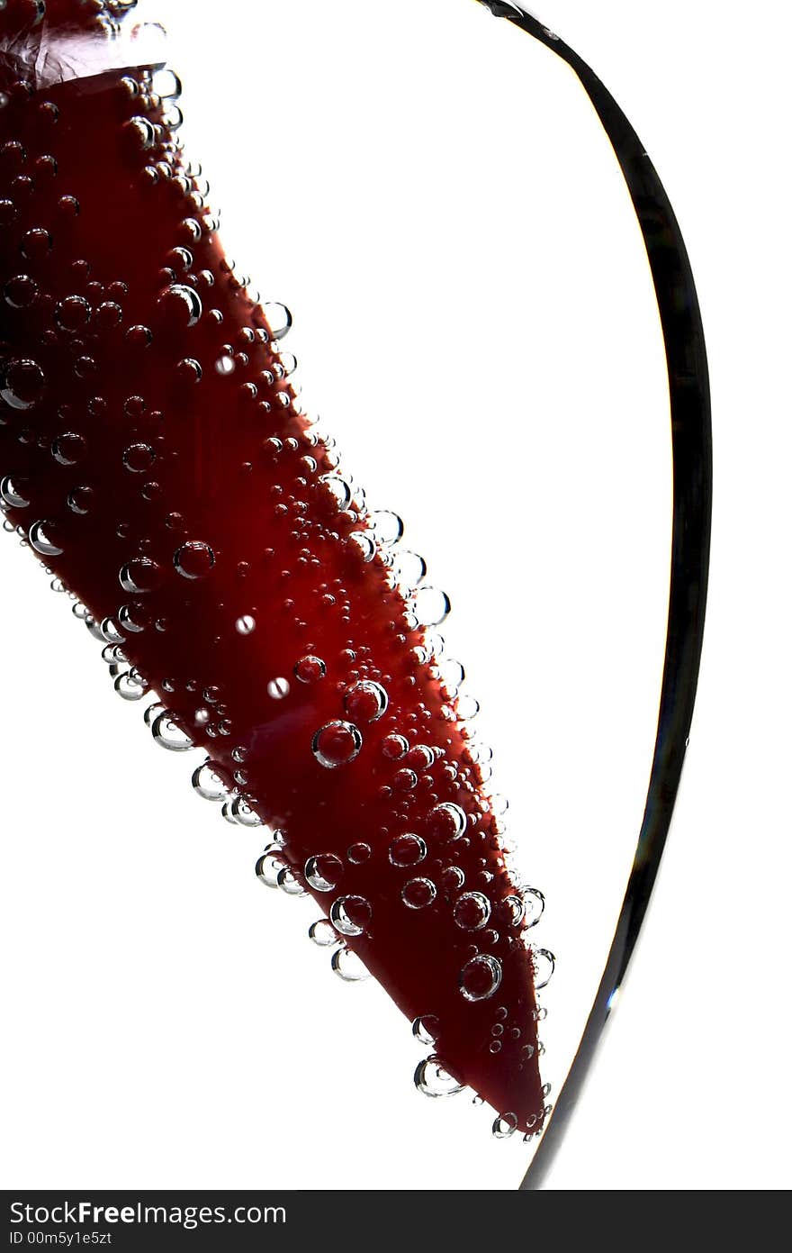 Pepper Of Chile In A Glass