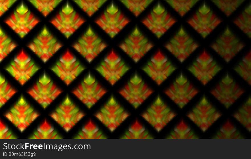 Christmas colored tiles over a black background. Christmas colored tiles over a black background