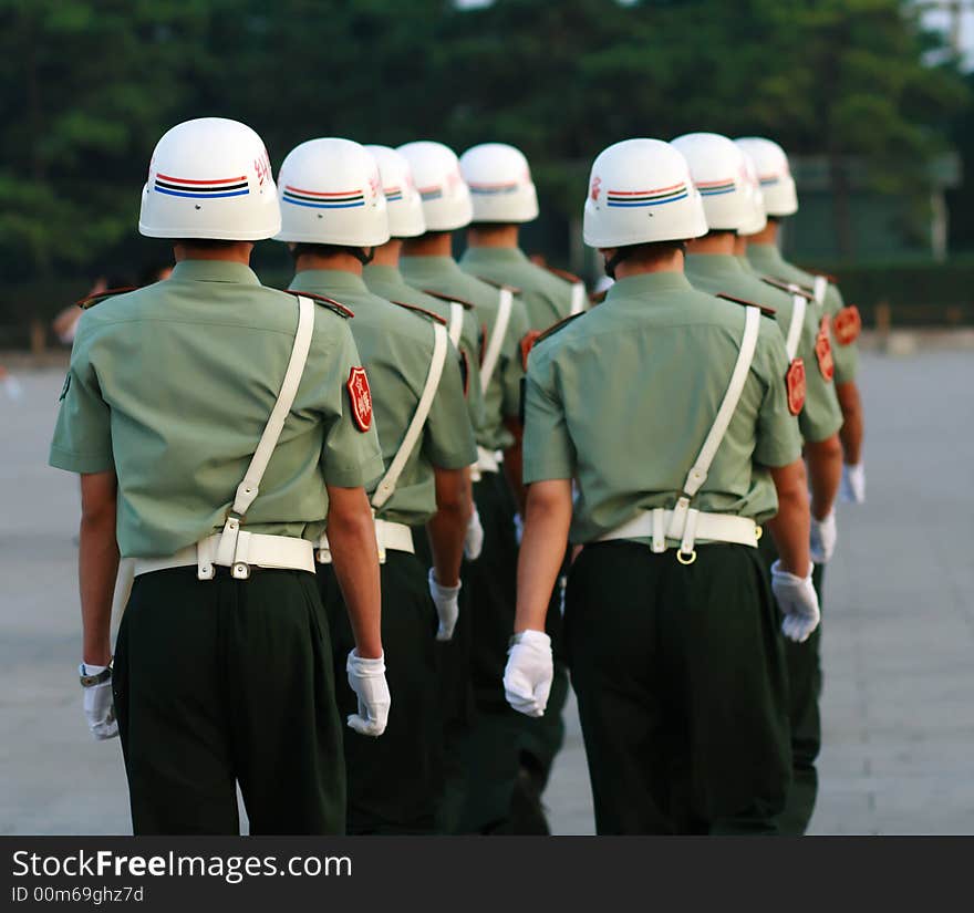 Hi res photo of chinese soldier