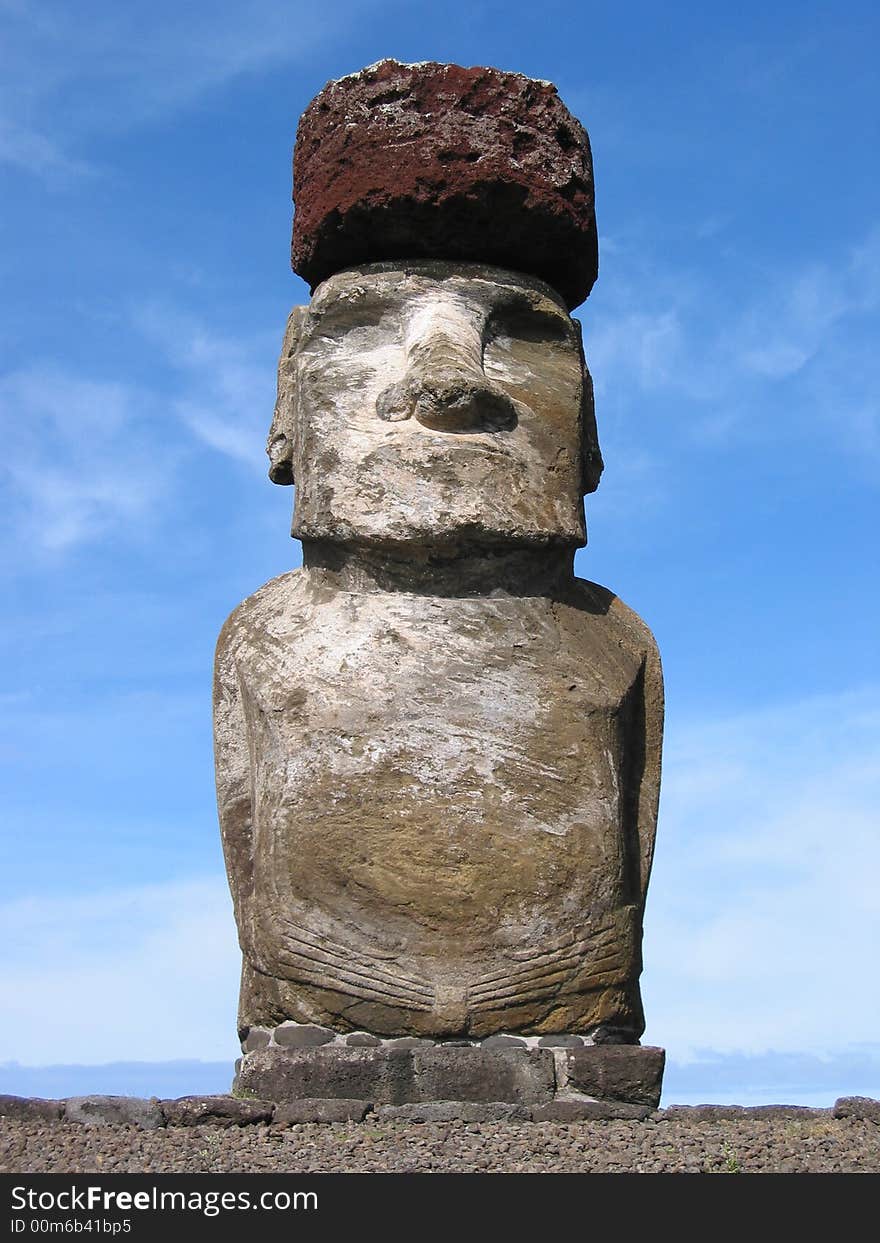 Moai In Hangaroa