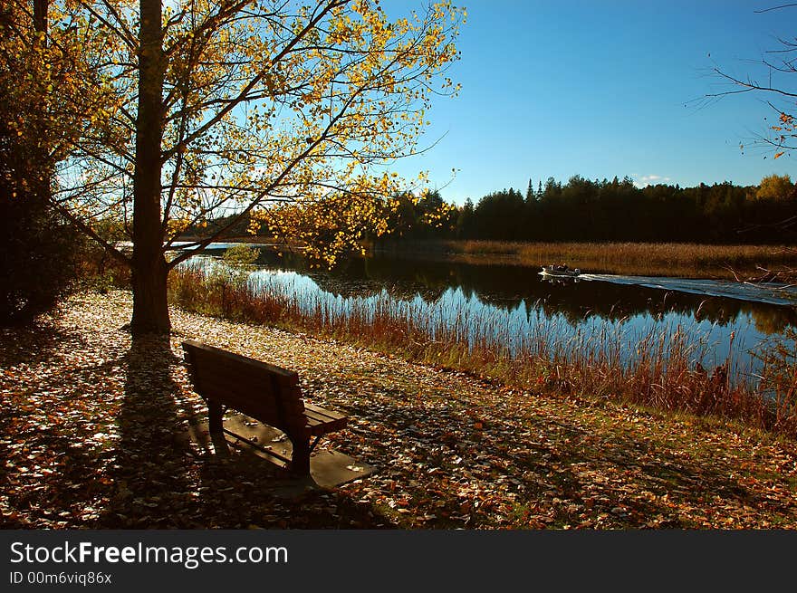 Seat and river