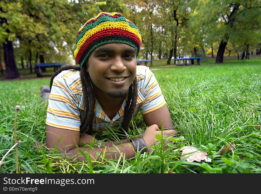 Happy Jamaican Smiling