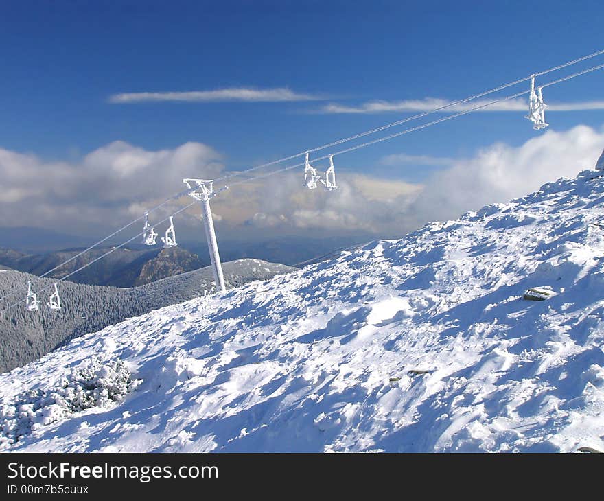 The funicular in Low Tatras