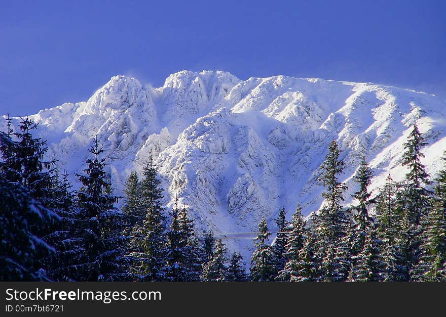 Winter in Low Tatras, Slovakia. Winter in Low Tatras, Slovakia