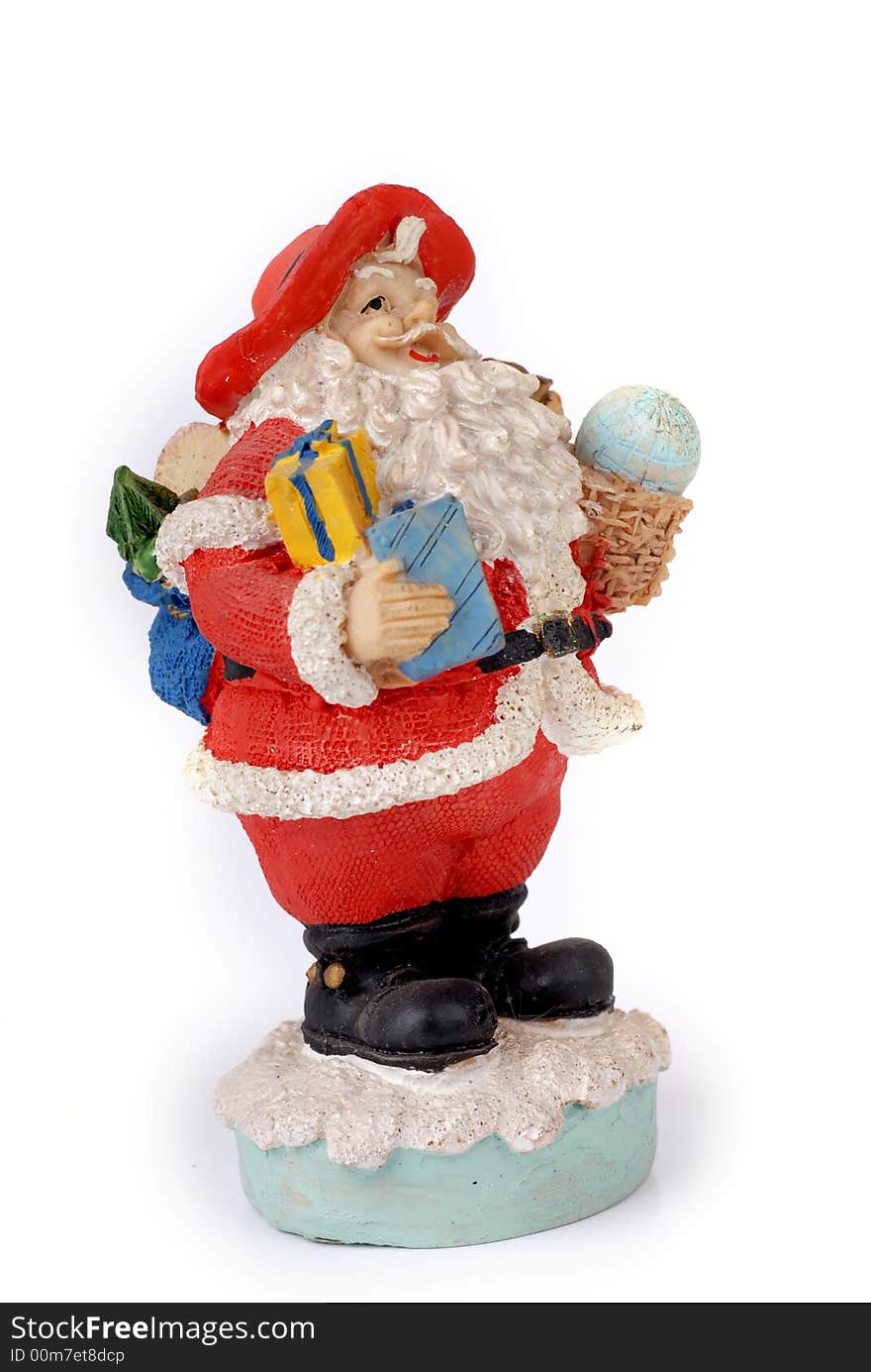 Statue of santa claus for christmas gift. Statue of santa claus for christmas gift