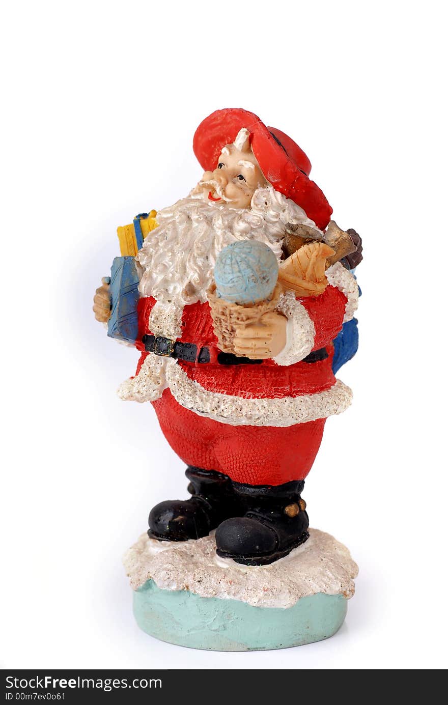 Statue of santa claus for christmas gift. Statue of santa claus for christmas gift