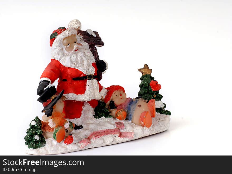 Statue of santa claus for christmas gift. Statue of santa claus for christmas gift