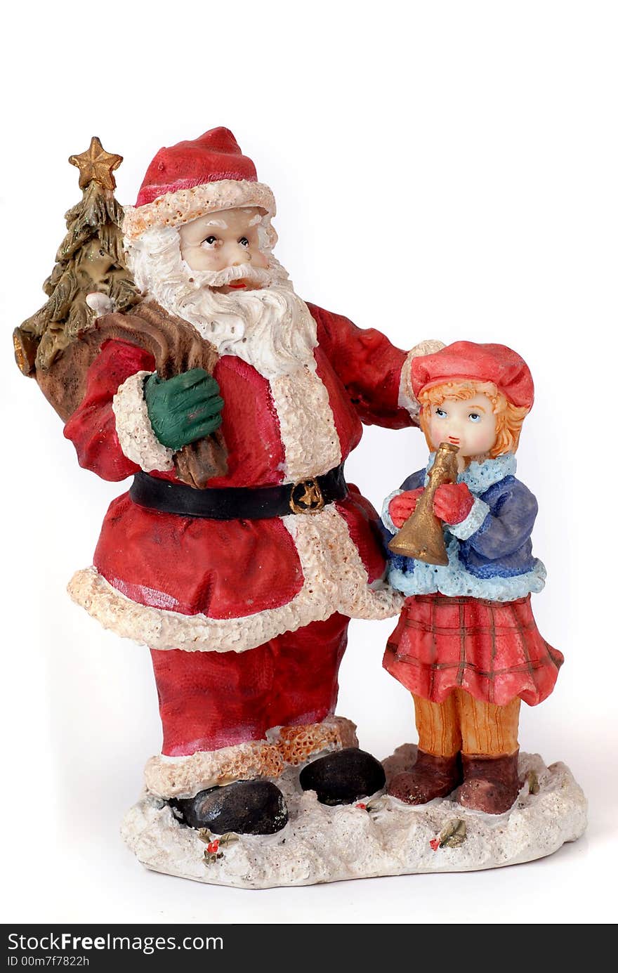 Statue of santa claus for christmas gift. Statue of santa claus for christmas gift