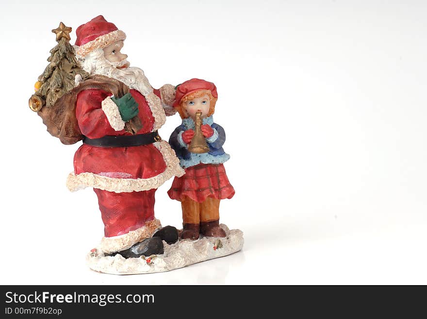 Statue of santa claus for christmas gift. Statue of santa claus for christmas gift