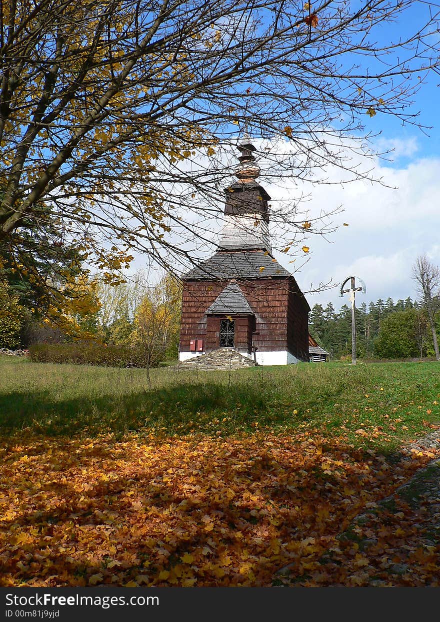 Orthodox church (heritage park, Stara Lubovla, Slovakia)