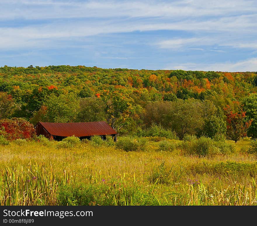 Barn in Autumn