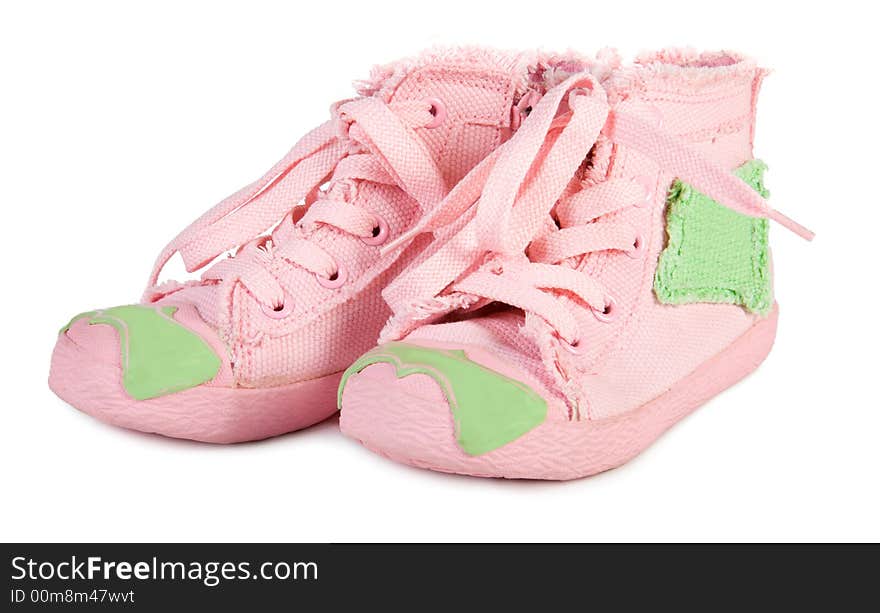 Child training shoes