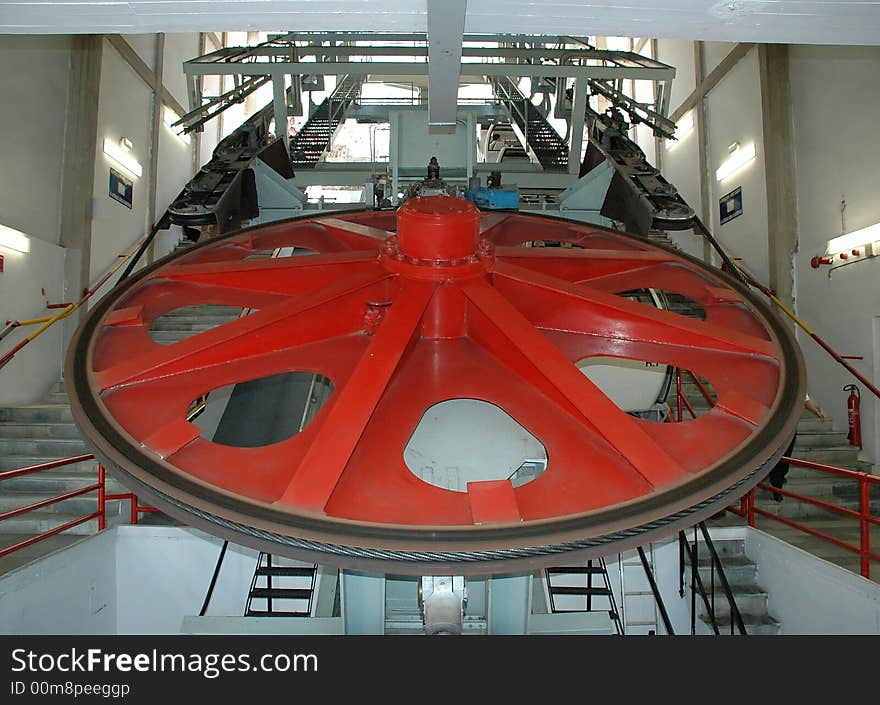 Cabin Car wheel in Santorini - Greece