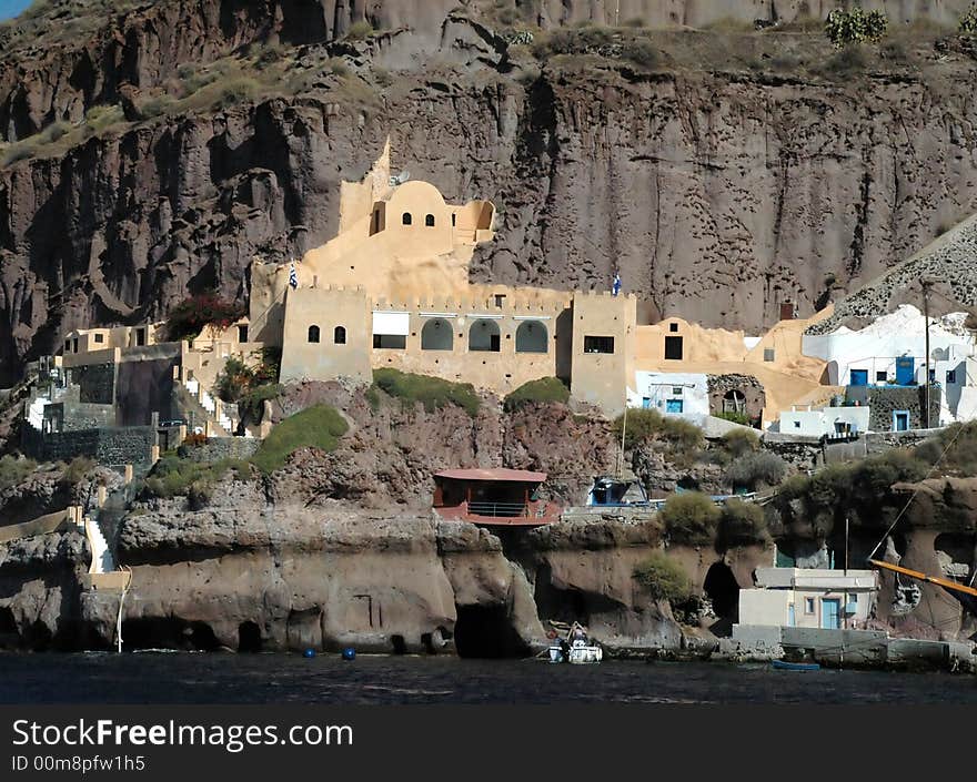 Santorini Coastal Fortress