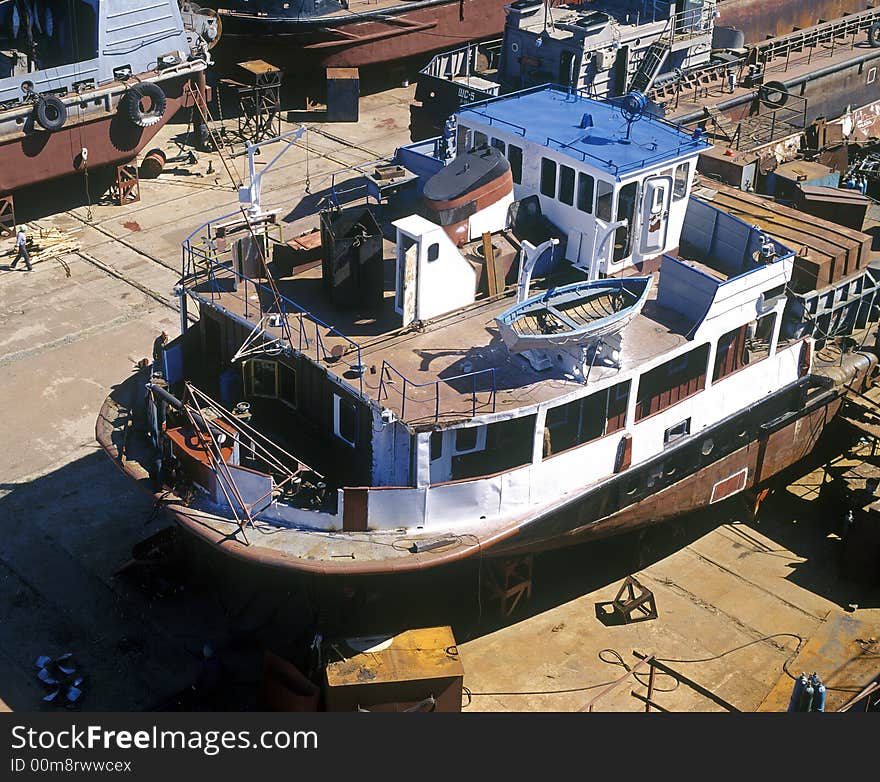 Building the multi-purpose dry cargo sea-river going vessels. Building the multi-purpose dry cargo sea-river going vessels.