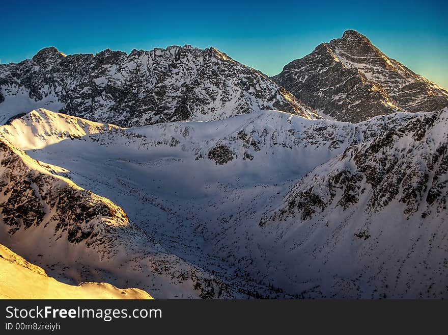 Winter in the Mountains