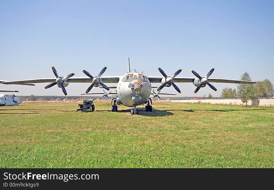 Antonov-12. Russian troop-carrier. Antonov-12. Russian troop-carrier