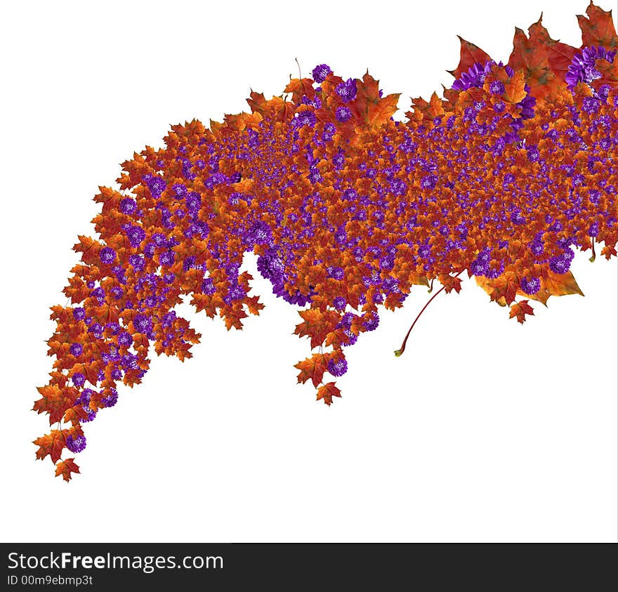 Fractal leaf and flower!