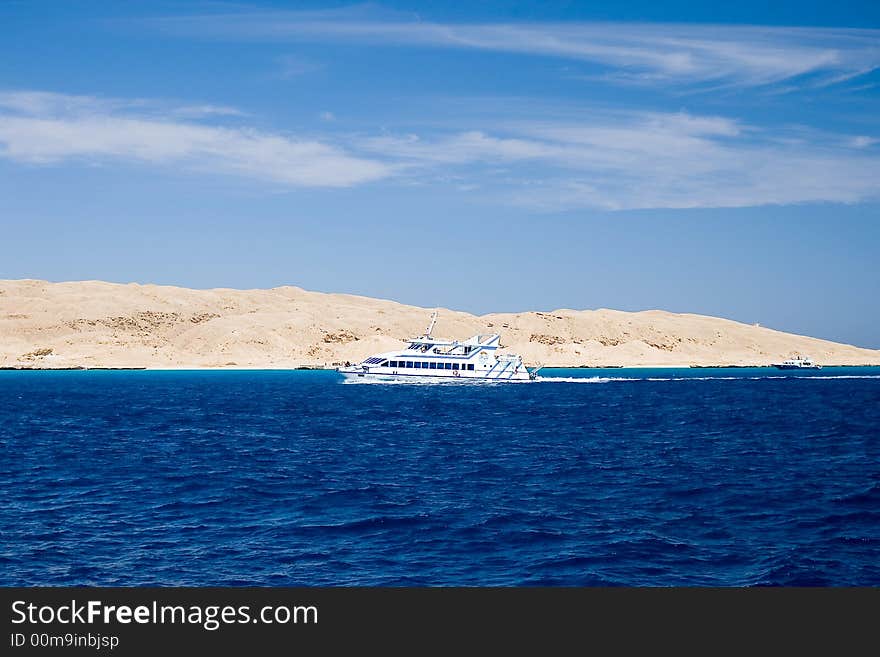 Boat trip on the Red sea