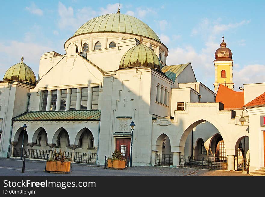 Entrance to a medieval part of the city. Entrance to a medieval part of the city