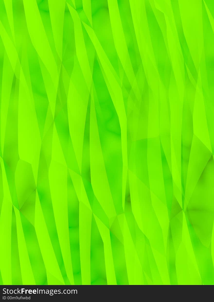 Abstract design green background. Fractal image