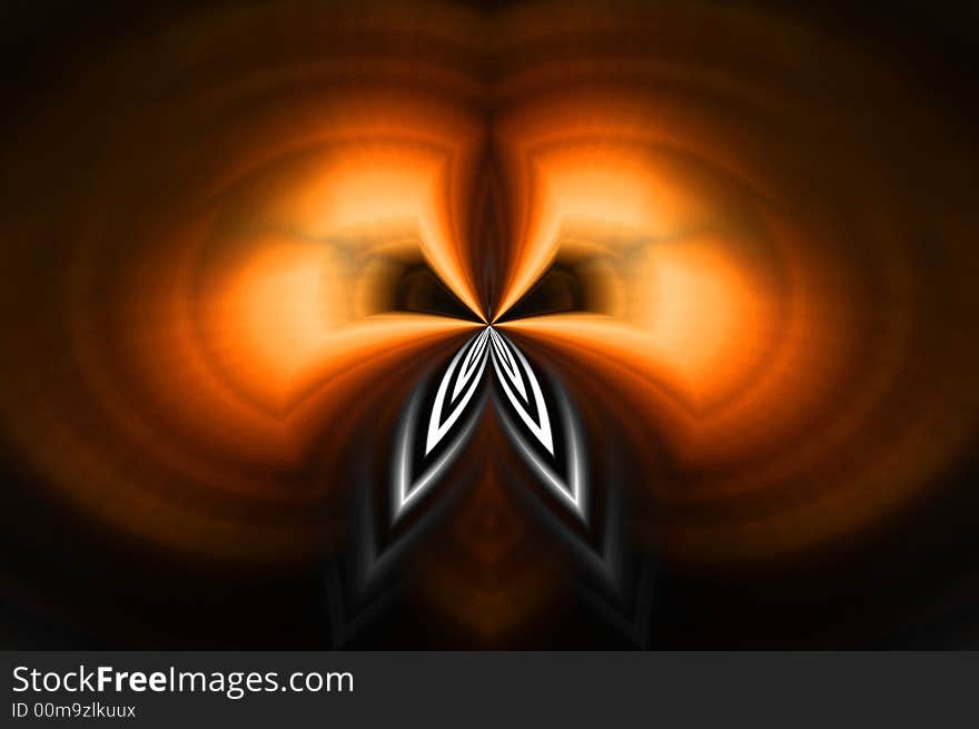 Digital Impression of Abstract Art. Digital Impression of Abstract Art