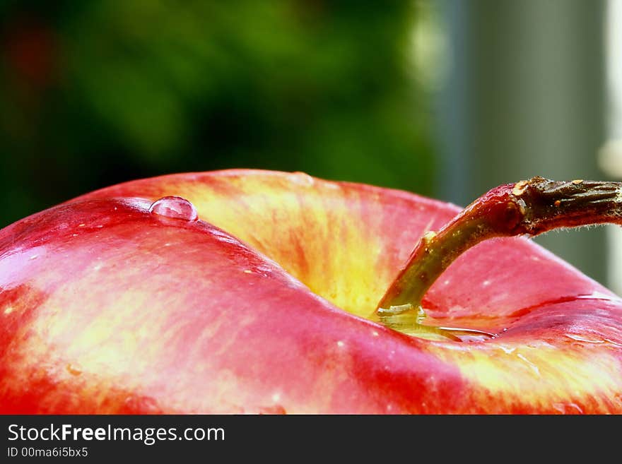 Close up up red apples. Close up up red apples